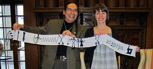 Stephen Augustine, Curator of Ethnology, Eastern Maritime at The Museum of Civilization with Amanda Carling, 2L