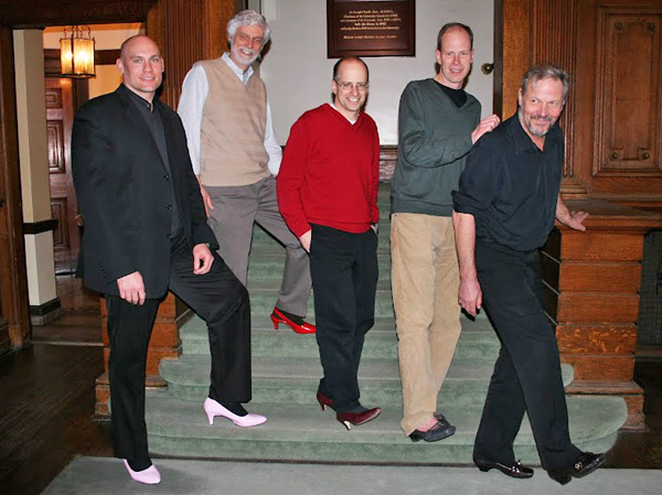 Faculty participants in &quot;Walk a Day in Her Shoes&quot;