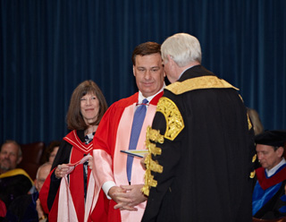 Murray Edwards receives honorary degree
