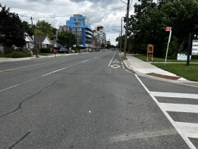 An example of Toronto's incomplete bike infrastructure