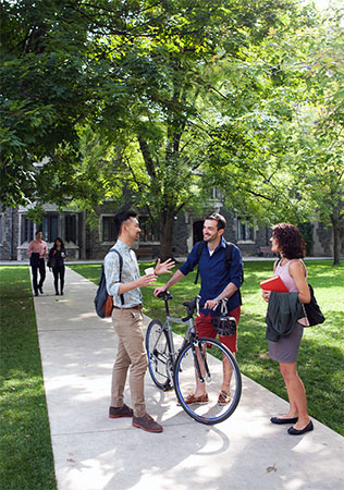 Students in Courtyard